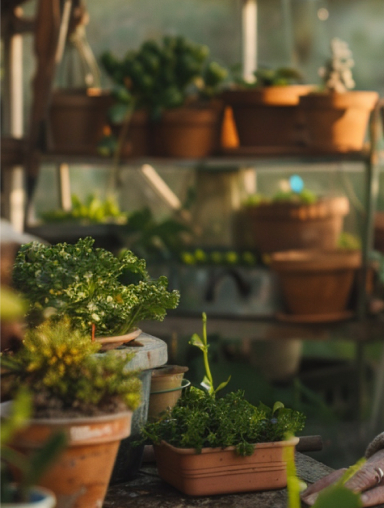 Planten in de tuinkamer