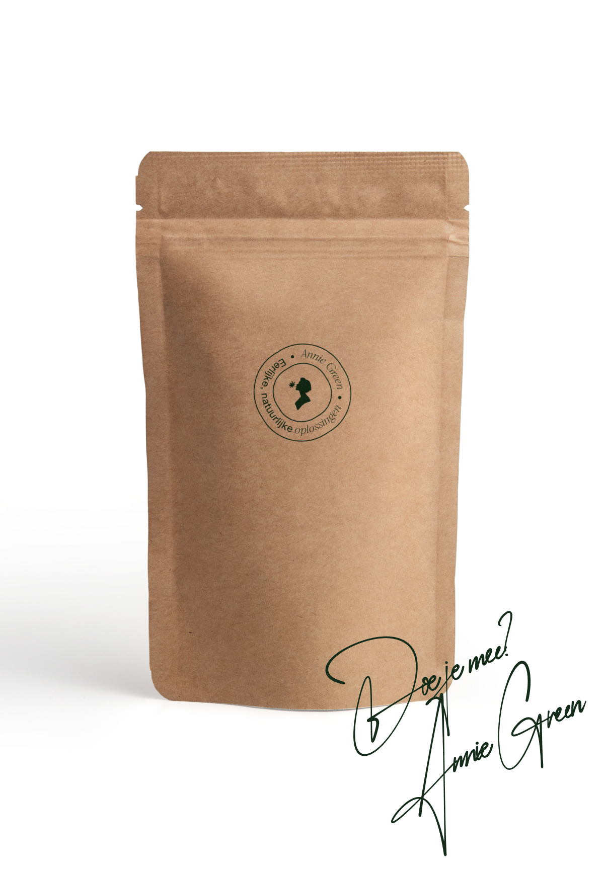 Verpakking Annie Green met handtekening